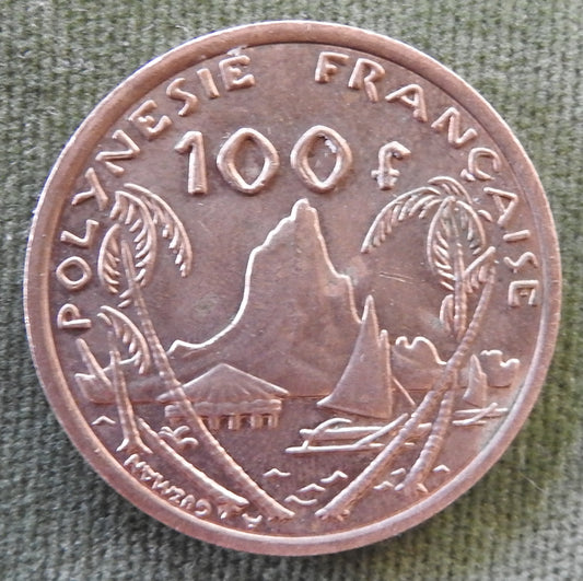 French Polynesie 2003 100 Franc Coin