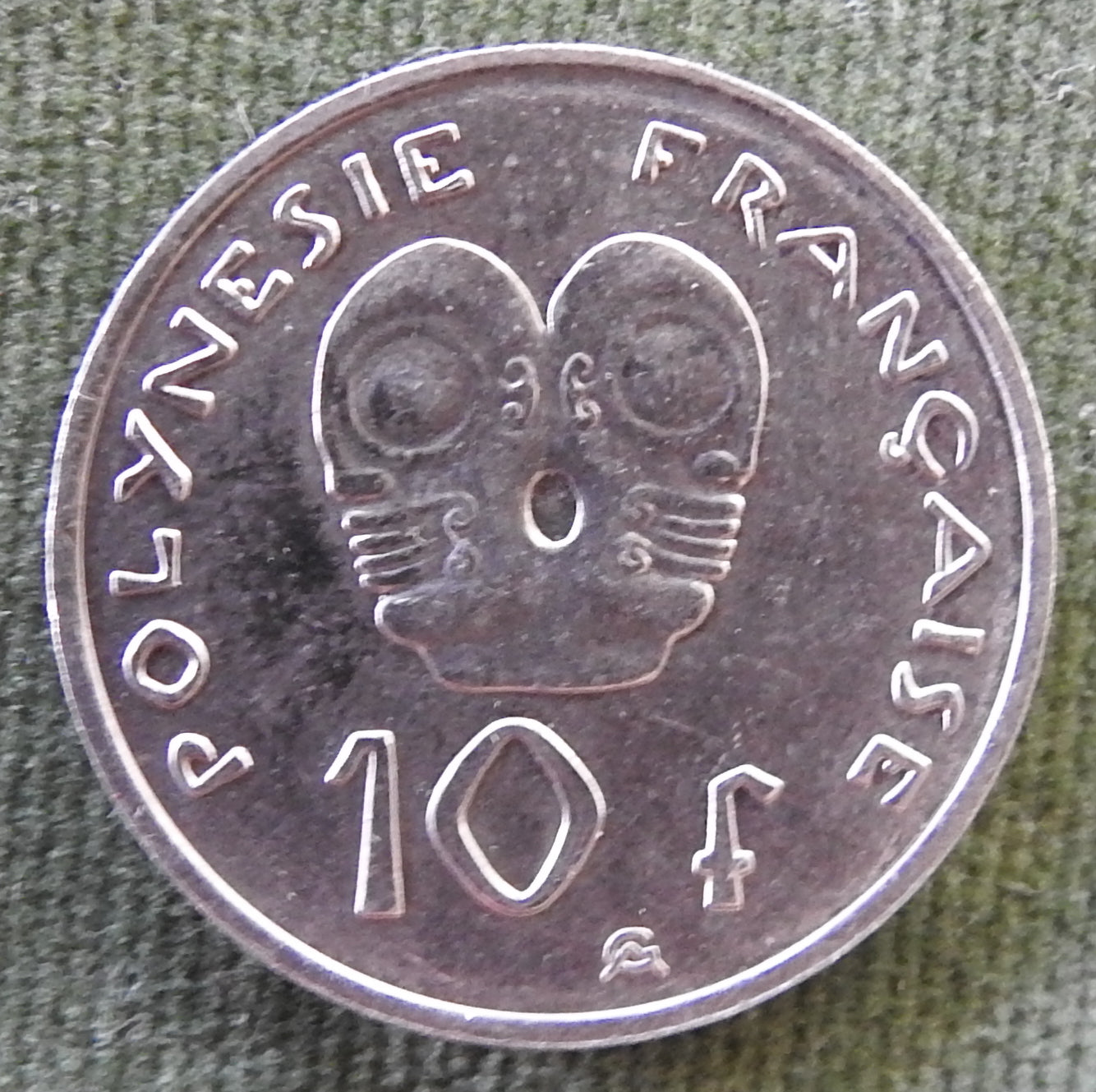French Polynesie 2009 10 Franc Coin
