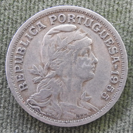 Portugal 1955 50 Centavos Allegory of Republic Coin