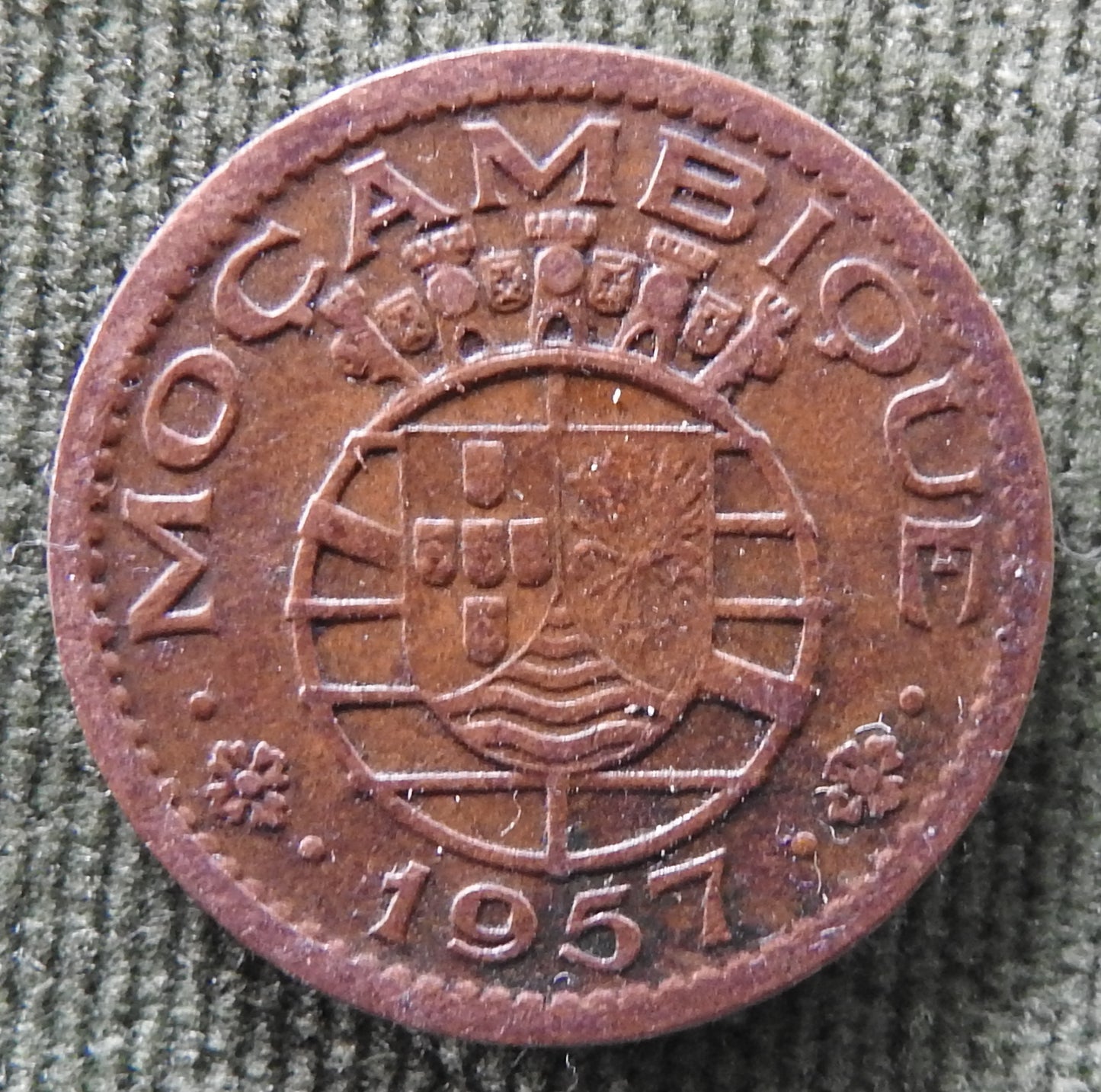 Mozambique 1957 50 Centavos Coin