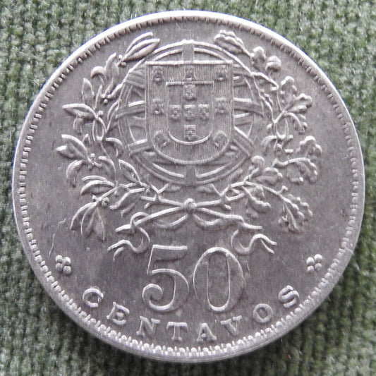 Portugal 1968 50 Centavos Coin