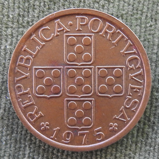 Portugal 1975 50 Centavos Five Ears of Wheat Coin