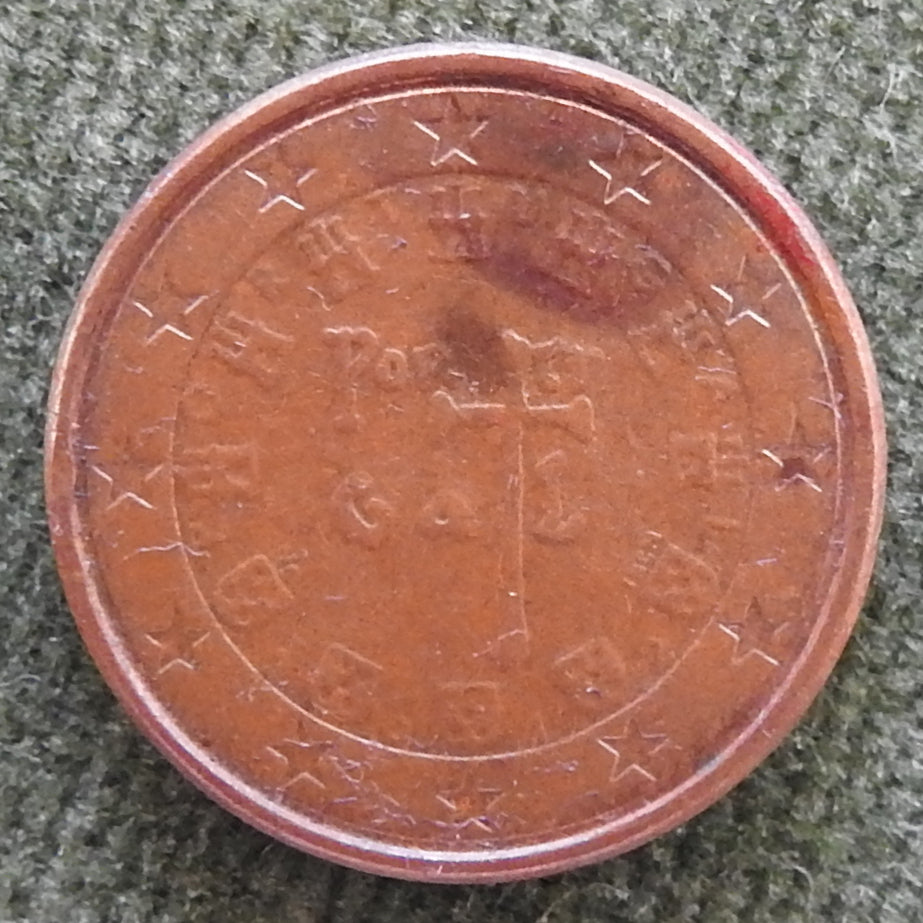 Portugal 2012 1 Euro Cent Coin - Circulated