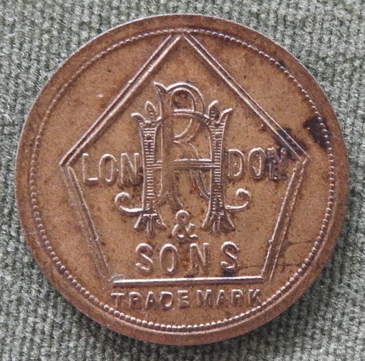 R.H. Hovenden and Sons London Trademark 3 Pence Wages Token