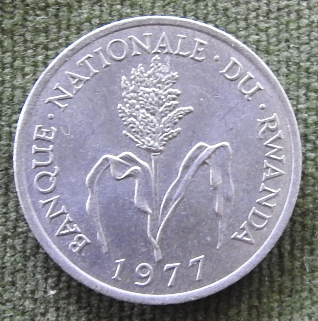 Rwanda 1977 1 Franc Coin