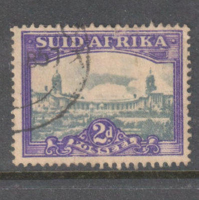 South Africa 1930 2d Dark Violet Blue Local Motives Stamp - Perf: 13.5-14