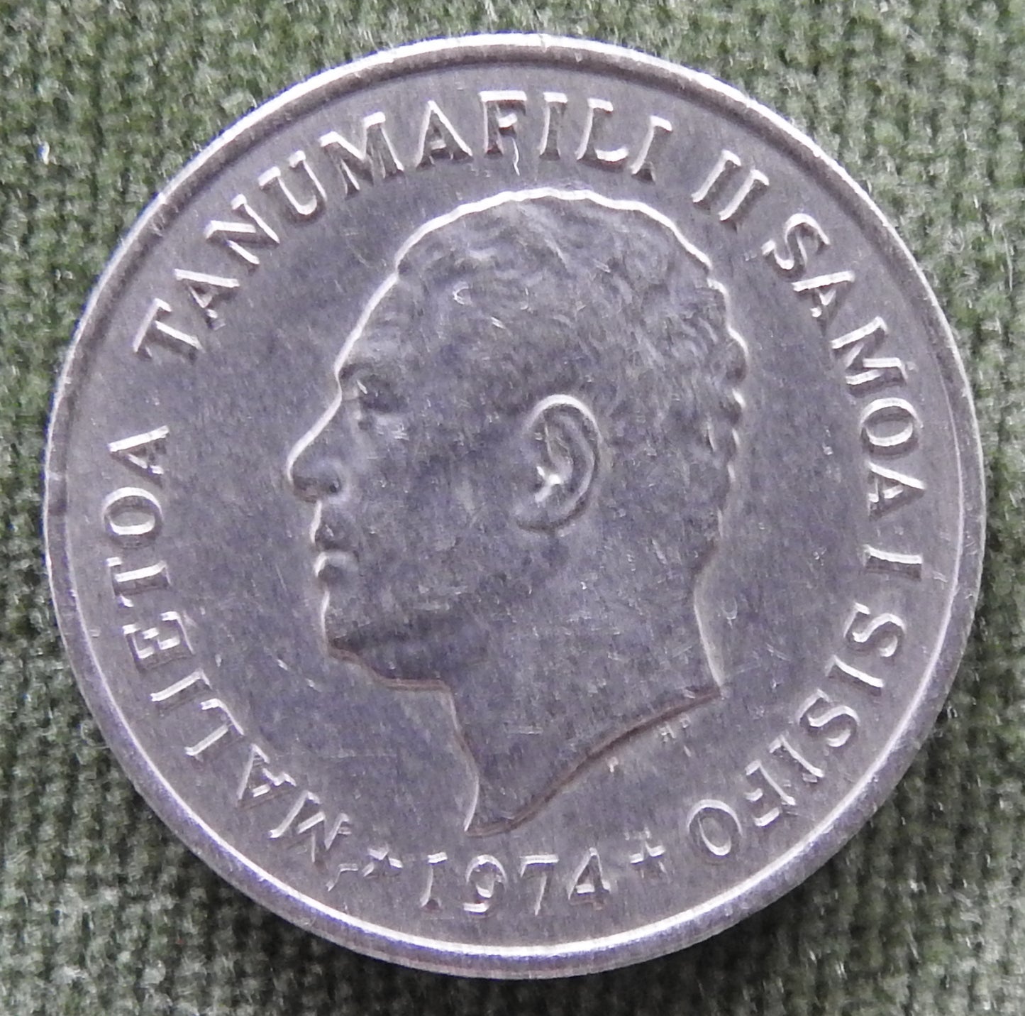 Samoa 1974 10 Sene Coin - Circulated