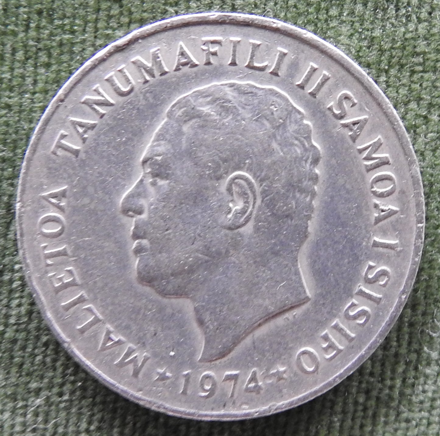 Samoa 1974 20 Sene Coin - Circulated