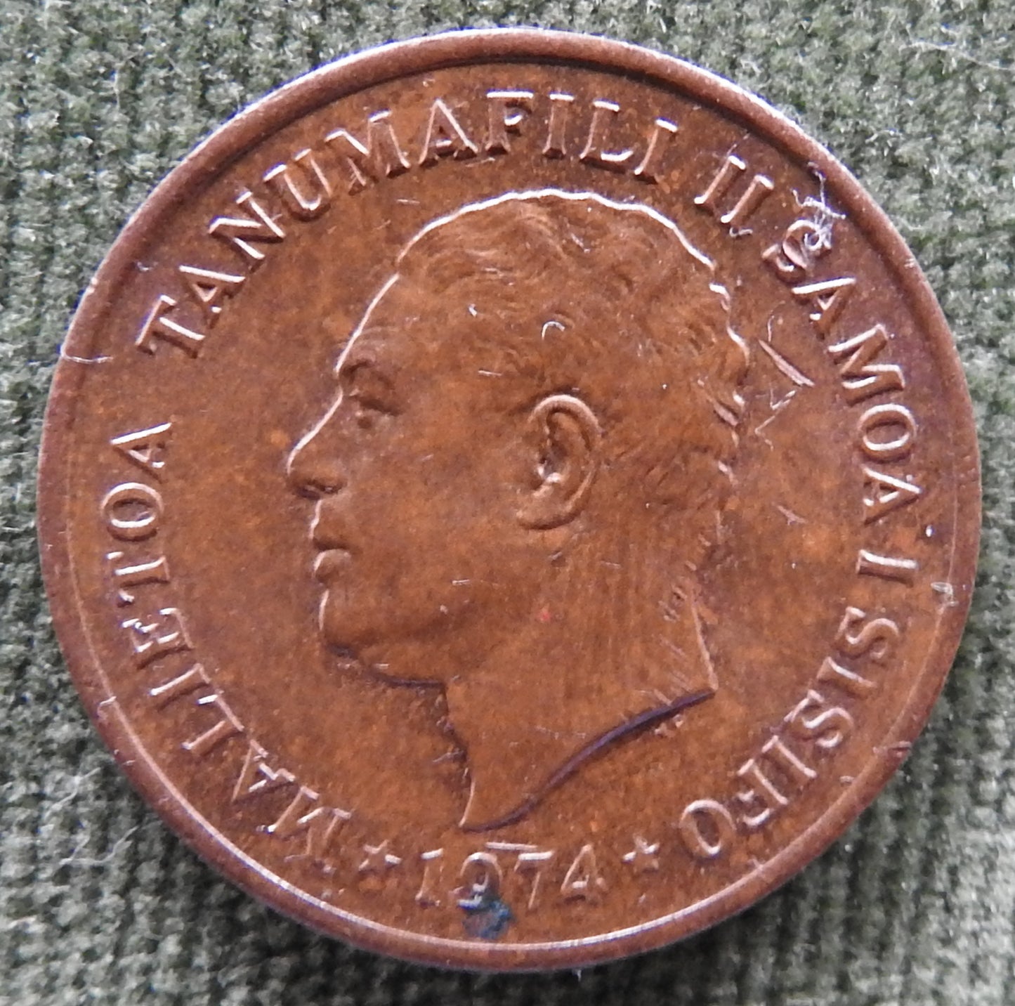 Samoa 1974 2 Sene Coin - Circulated