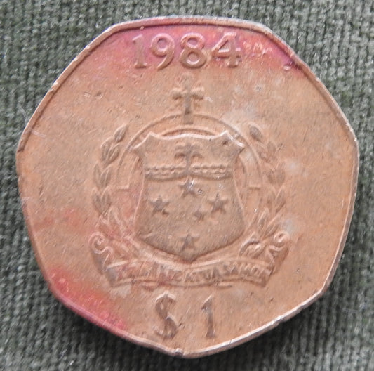 Samoa 1984 1 Tala $1 Coin - Circulated
