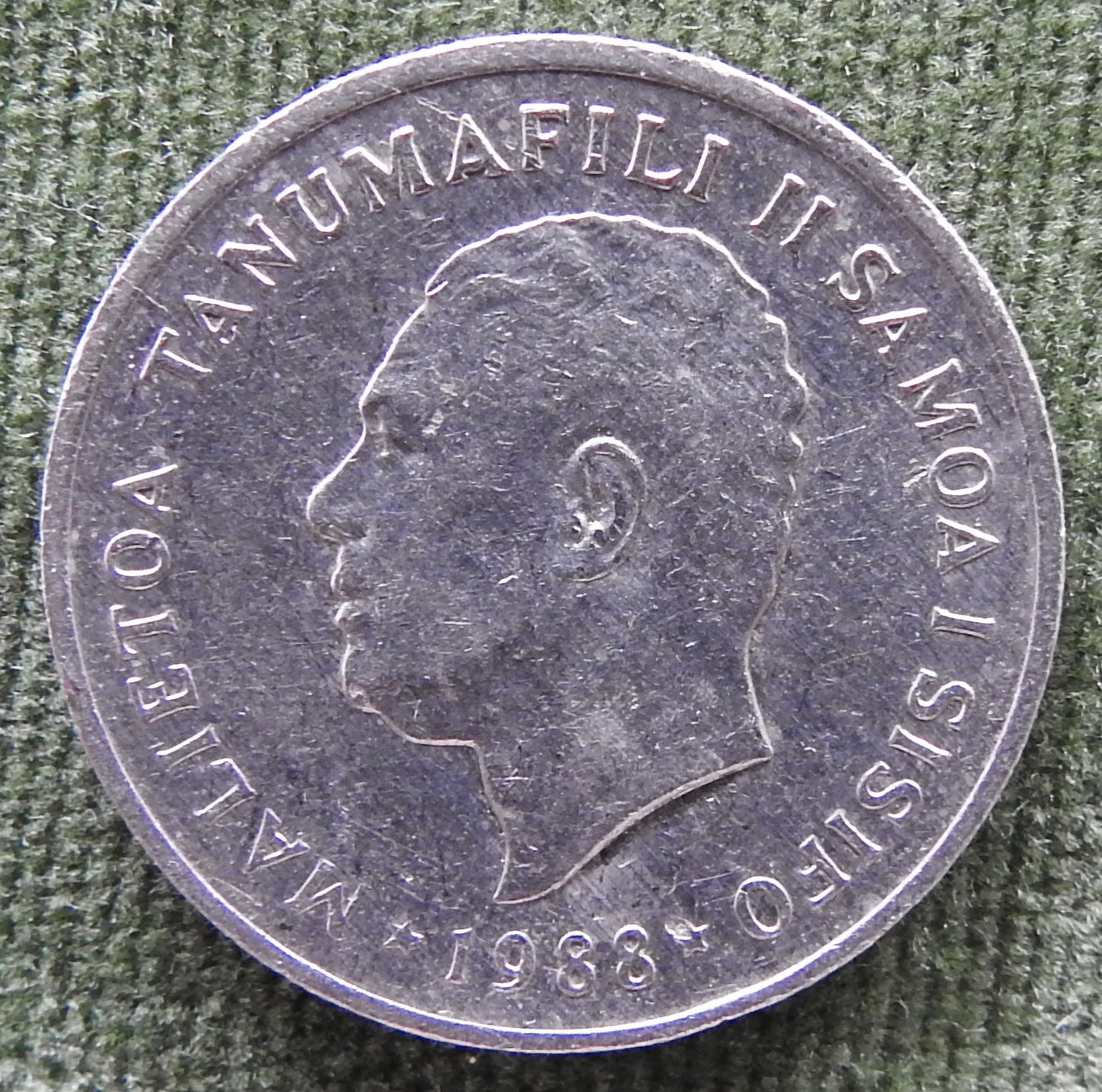 Samoa 1988 10 Sene Coin