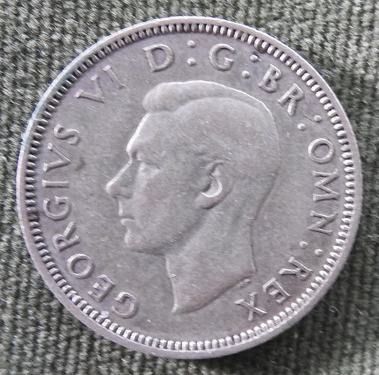 GB British UK Scottish 1941 1 Shilling King George VI Coin