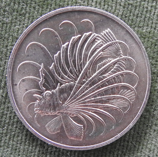 Singapore 1967 50 Cent Coin Lionfish