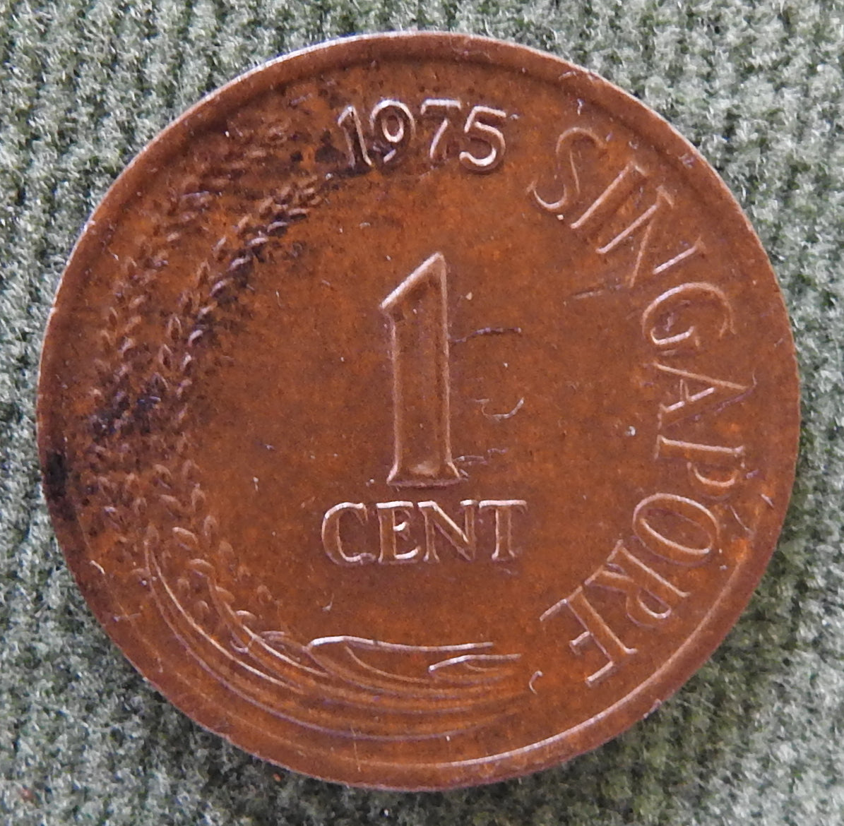 Singapore 1975 1 Cent Coin