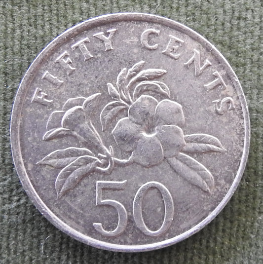 Singapore 1988 50 Cent Coin