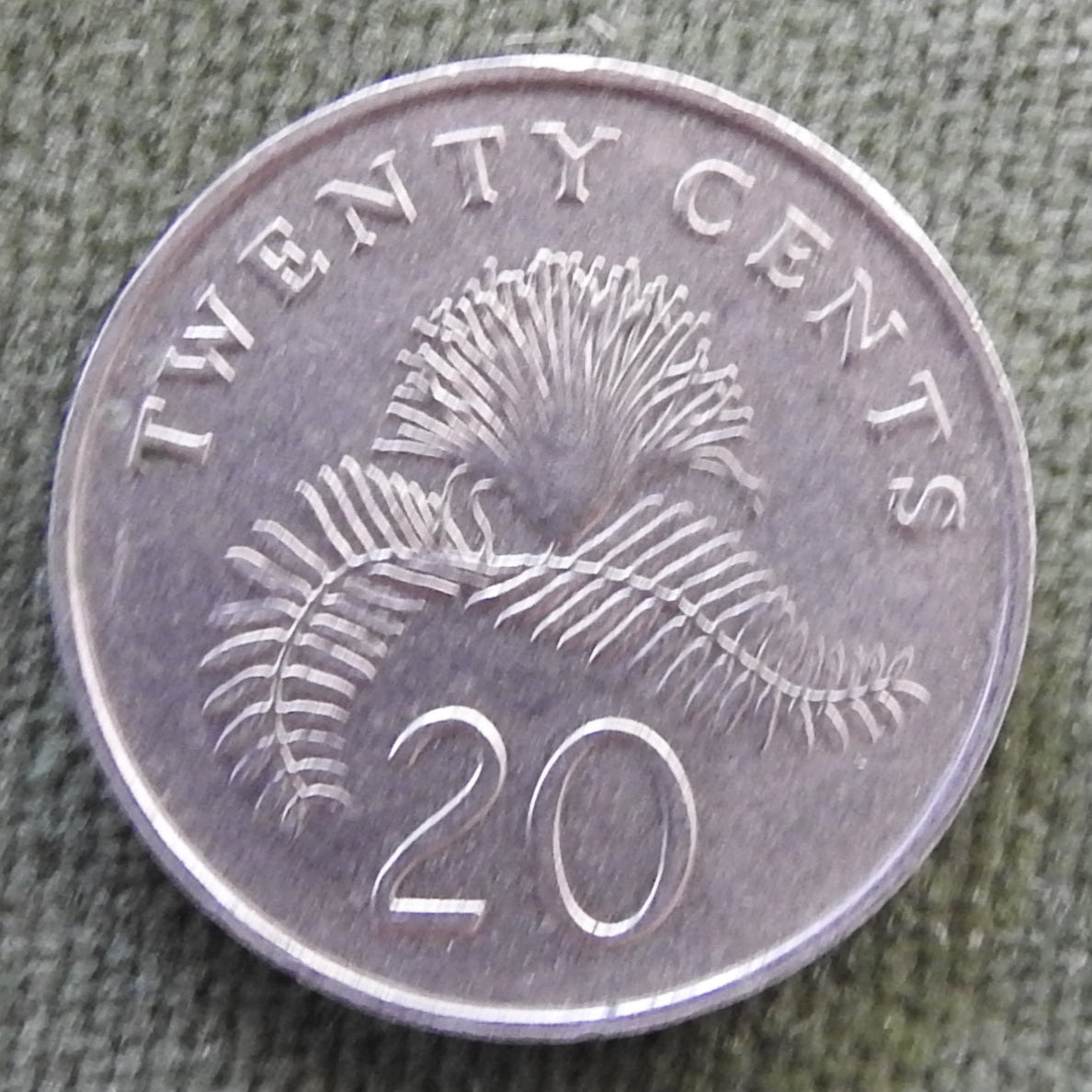 Singapore 1991 20 Cent Coin - Circulated