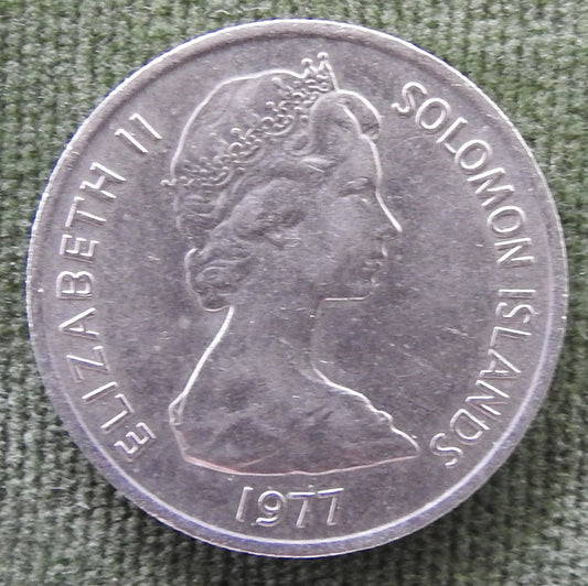 Solomon Islands 1977 10 Cent QEII Coin