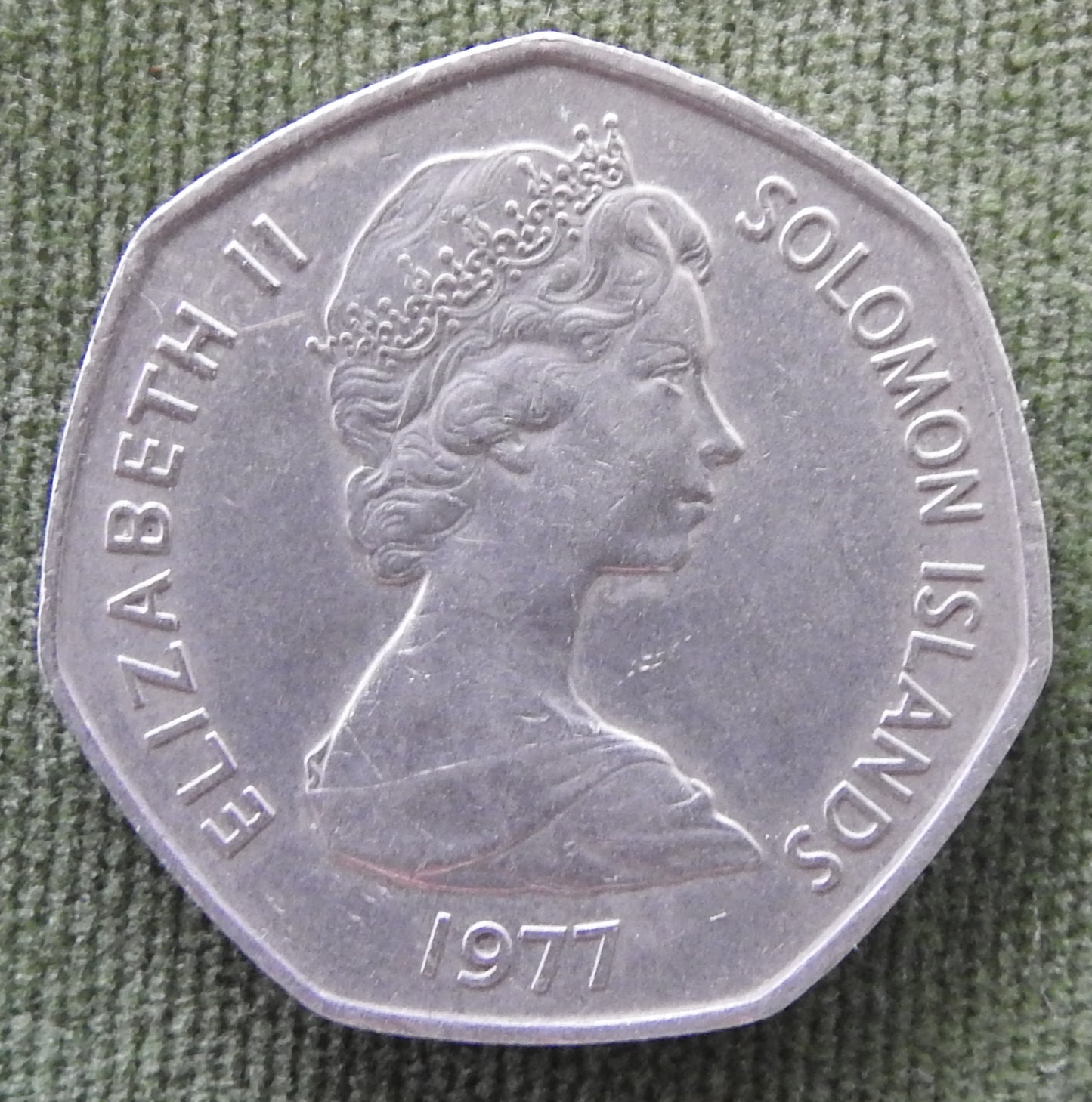 Solomon Islands 1977 1 Dollar QEII Coin