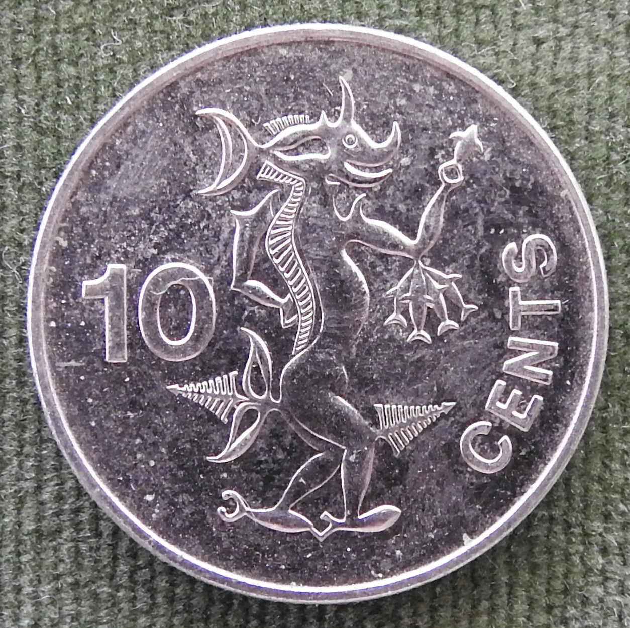 Solomon Islands 1990 10 Cent QEII Coin