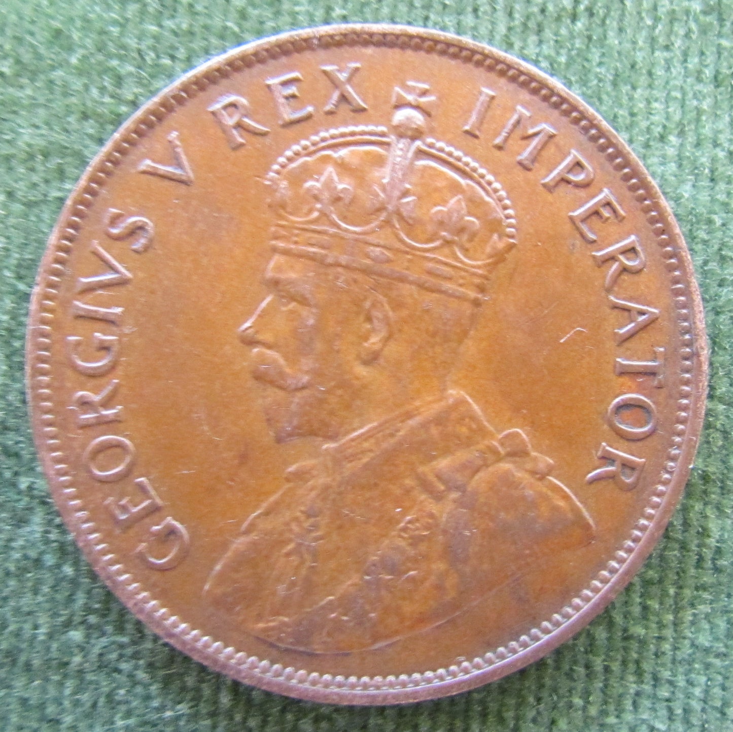 South Africa 1934 1 Penny Coin - Circulated