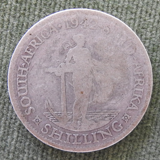 South Africa 1942 1 Shilling Coin King George VI
