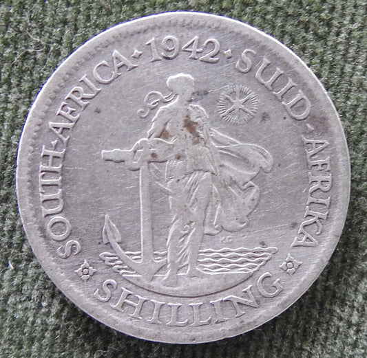 South Africa 1942 1 Shilling Coin King George VI