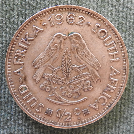 South Africa 1962 1/2 Cent Coin