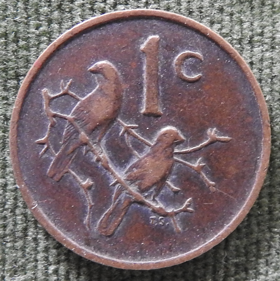 South Africa 1971 1 Cent Coin