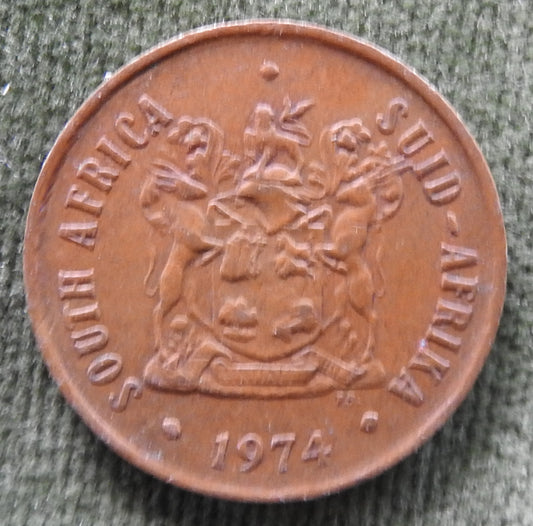 South Africa 1974 2 Cent Coin