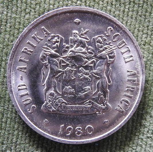 South Africa 1980 20 Cent Coin Arms of South Africa