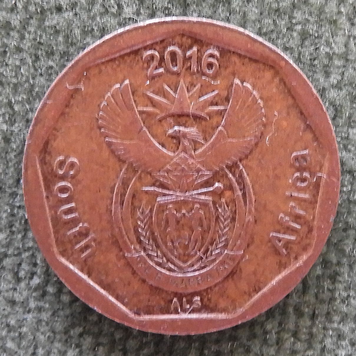 South Africa 2016 10 Cent Coin