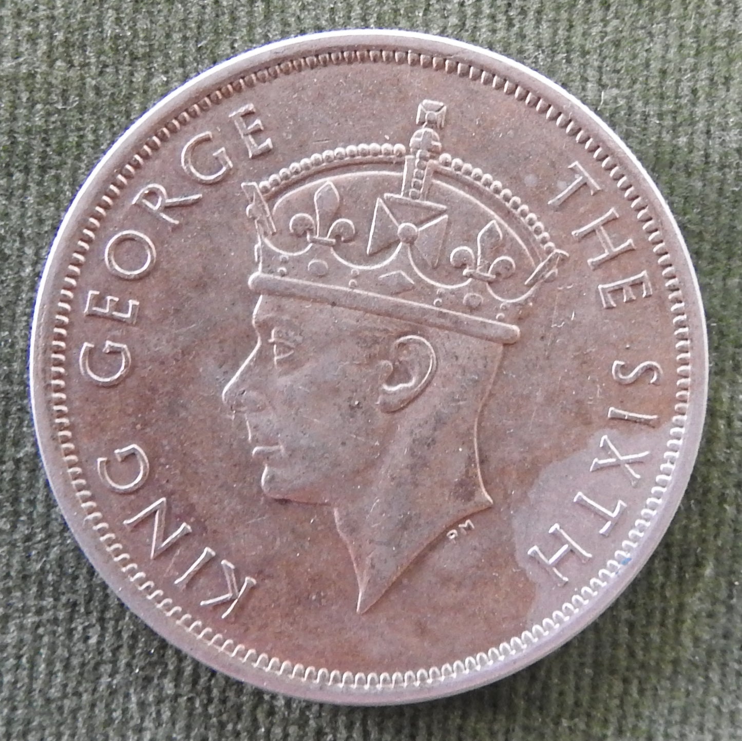 Southern Rhodesia 1952 Half Crown King George VI Coin