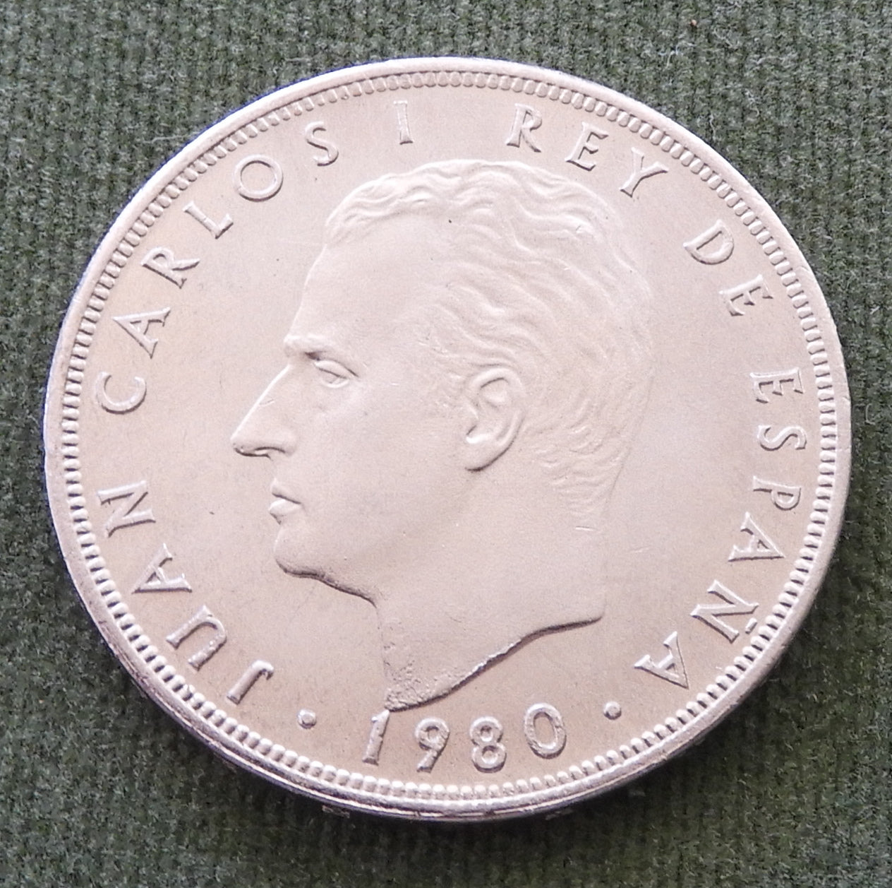 Spanish 1980 100 Pesetas Coin - 1982 FIFA World Cup Logo