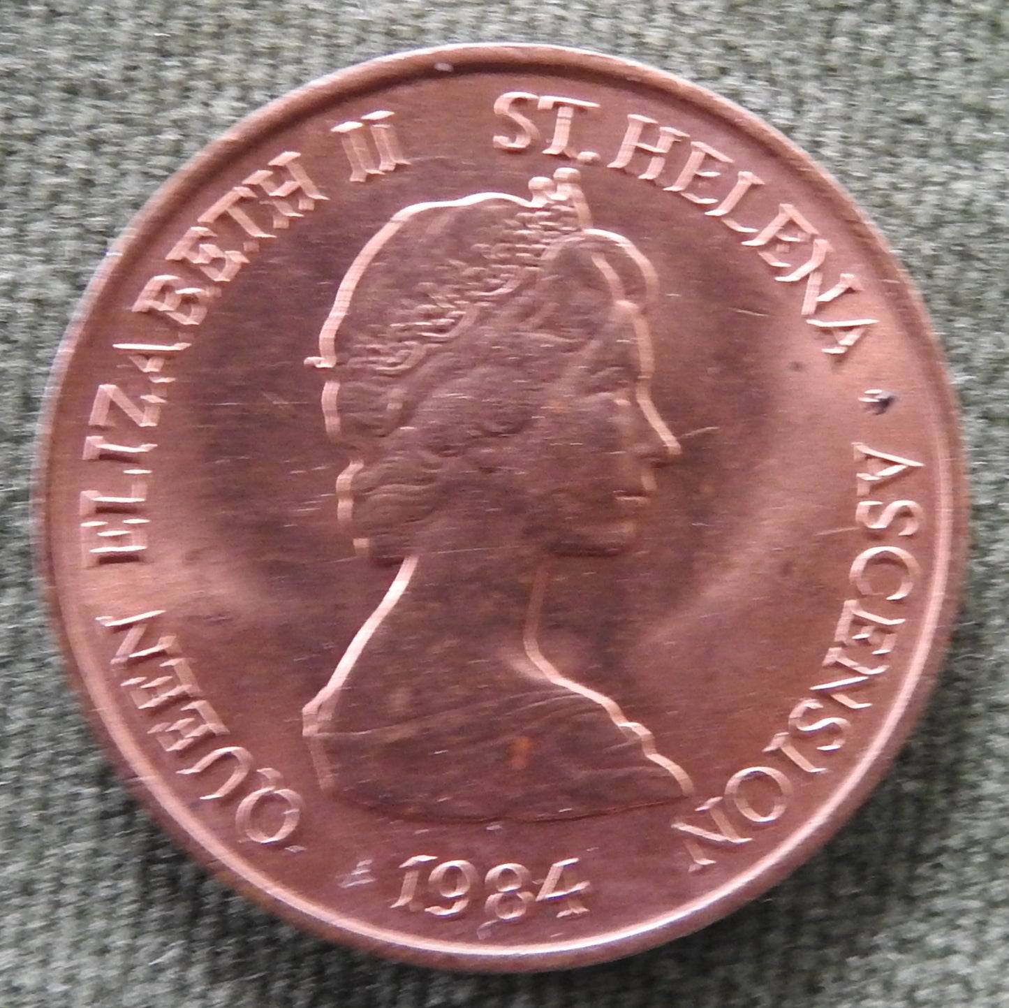St. Helena 1984 2p 2 Pence Queen Elizabeth II Coin