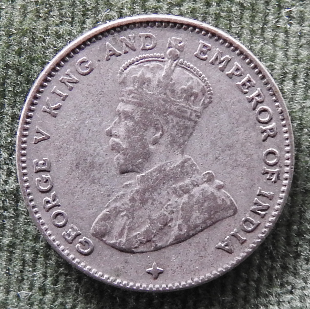 Straits Settlements 1918 Ten Cent King George V Coin