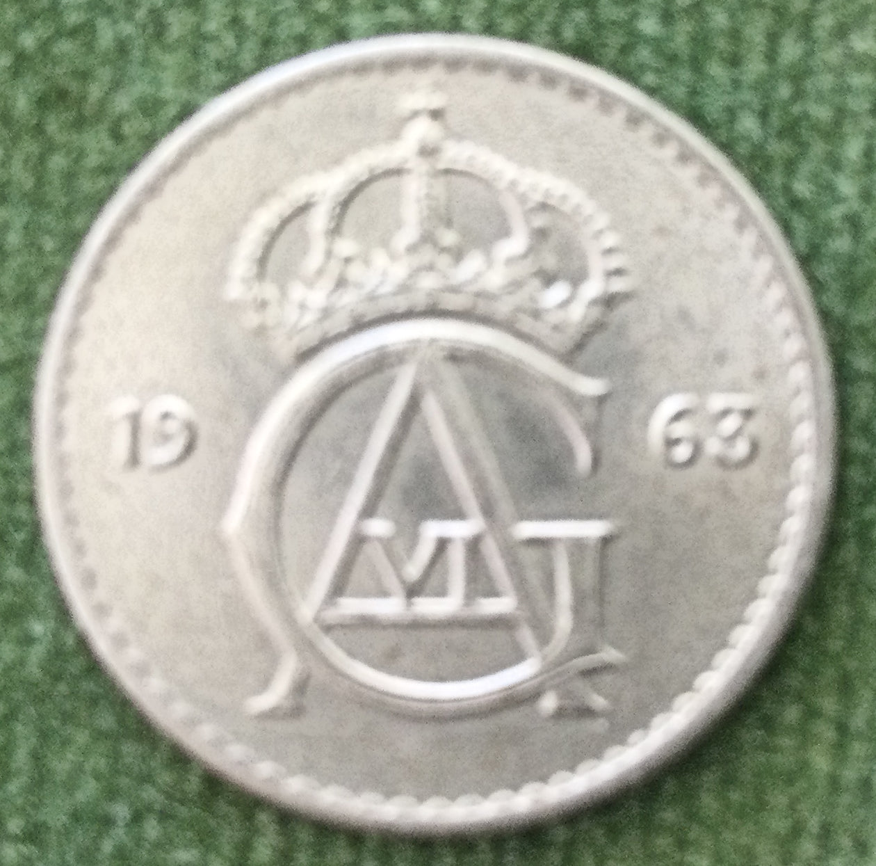 Sweden 1963 25 Ore Coin