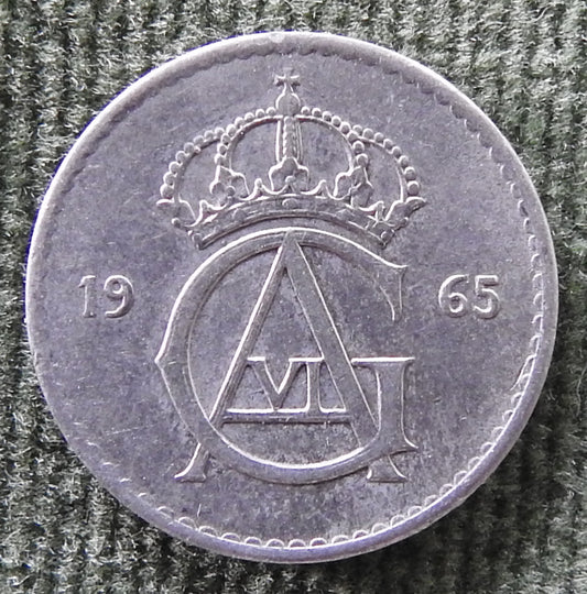 Sweden 1965 10 Ore Coin