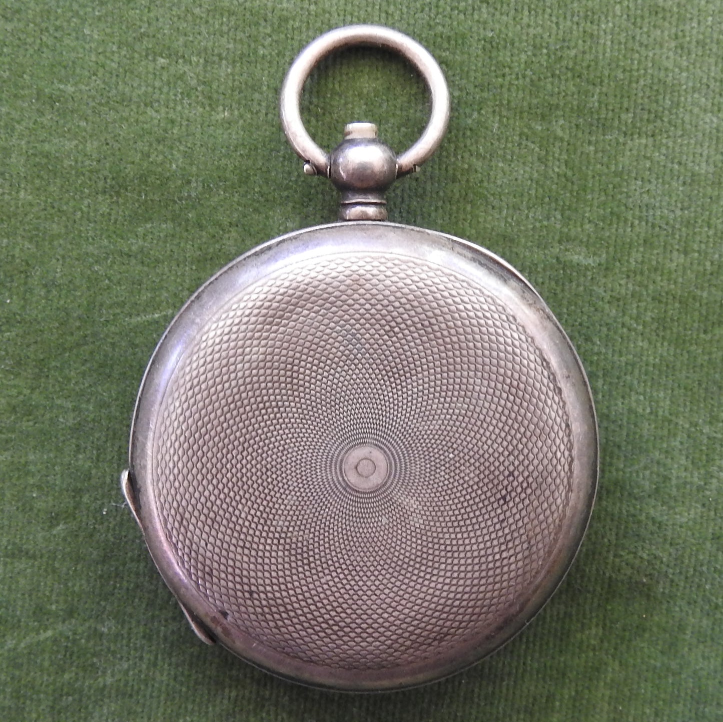 Swiss 875 Full Hunter Key Wind & Set Silver Pocket Watch c1884 (