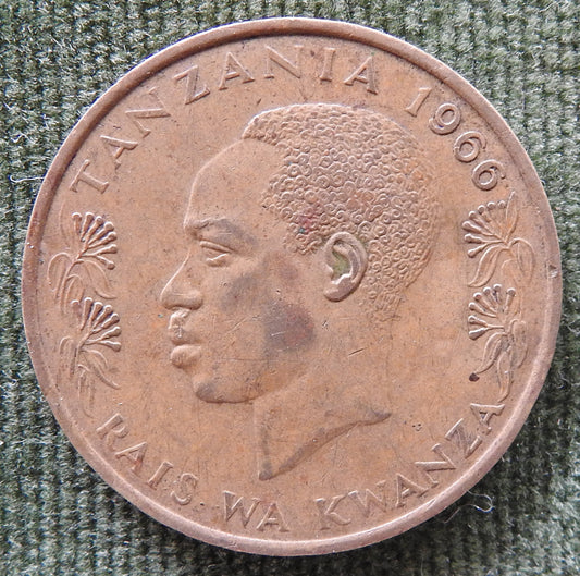 Tanzania 1966 20 Twenty Shilingi Rais Wa Kwanza Coin