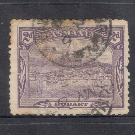 Tasmanian 1899 2d Dark Violet Hobart Stamp