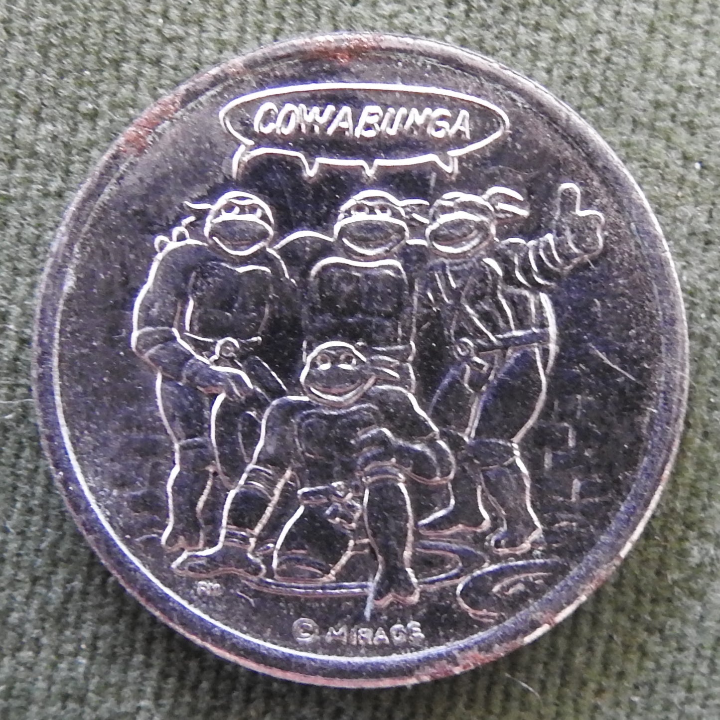 Teenage Mutant Ninja Turtles Cowabubga Token by Mirage