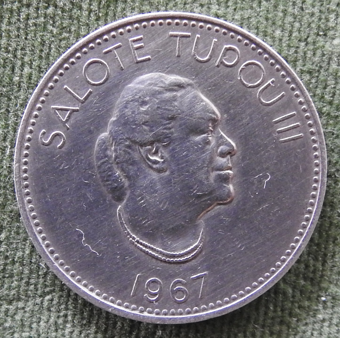 Tonga 1967 20 Seniti Salote Tupou III Coin
