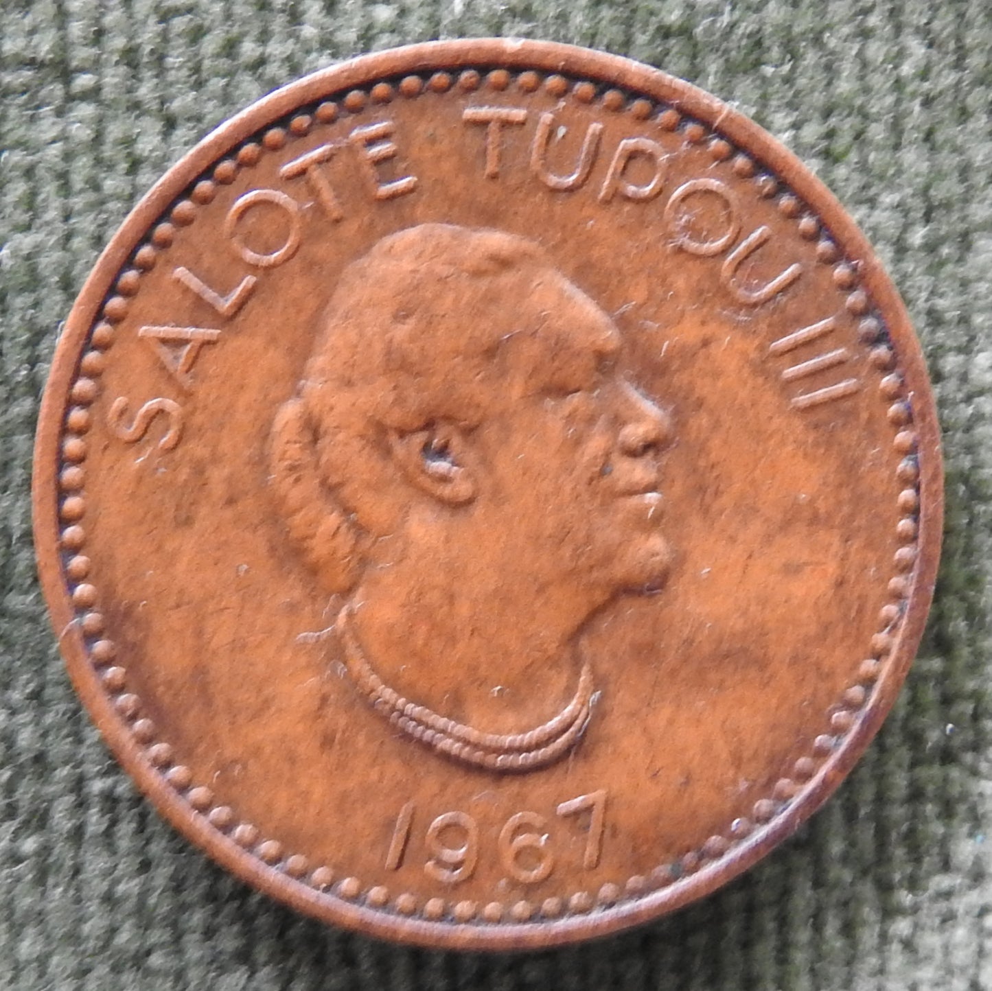 Tonga 1967 2 Seniti Salote Tapou III Coin - Circulated