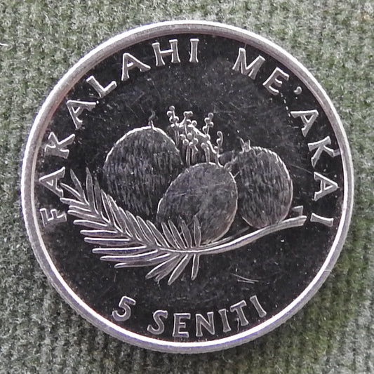 Tonga 2002 5 Seniti World Food Day Coin