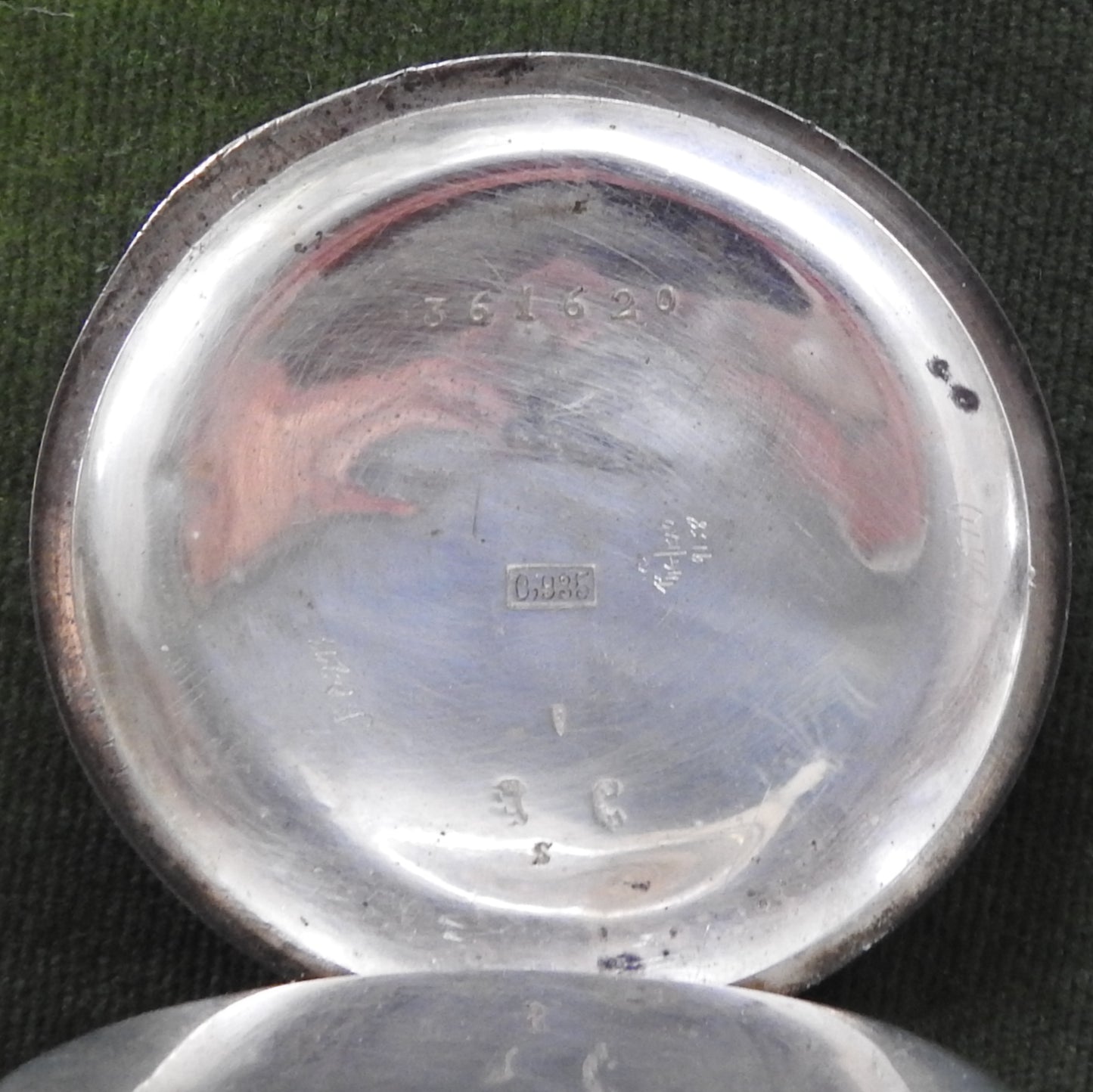 Turbina Swiss 935 Open Faced Silver Pocket Watch With A Schaffhouse S Mark On The Case