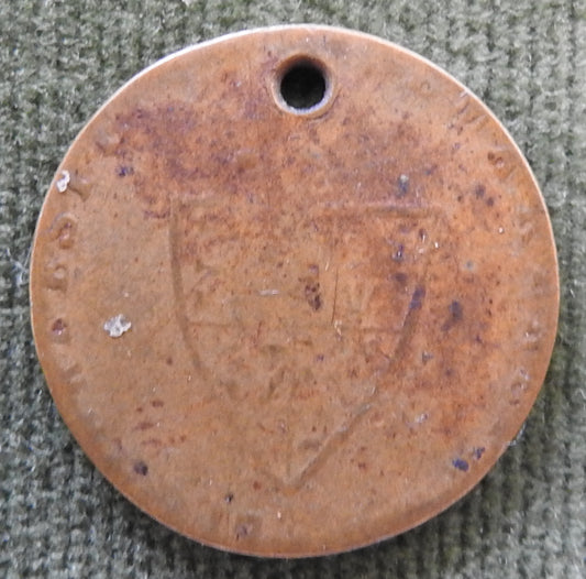 GB British UK English 1788 ?? King George III Half Guinea Spade Gaming Token Jeton