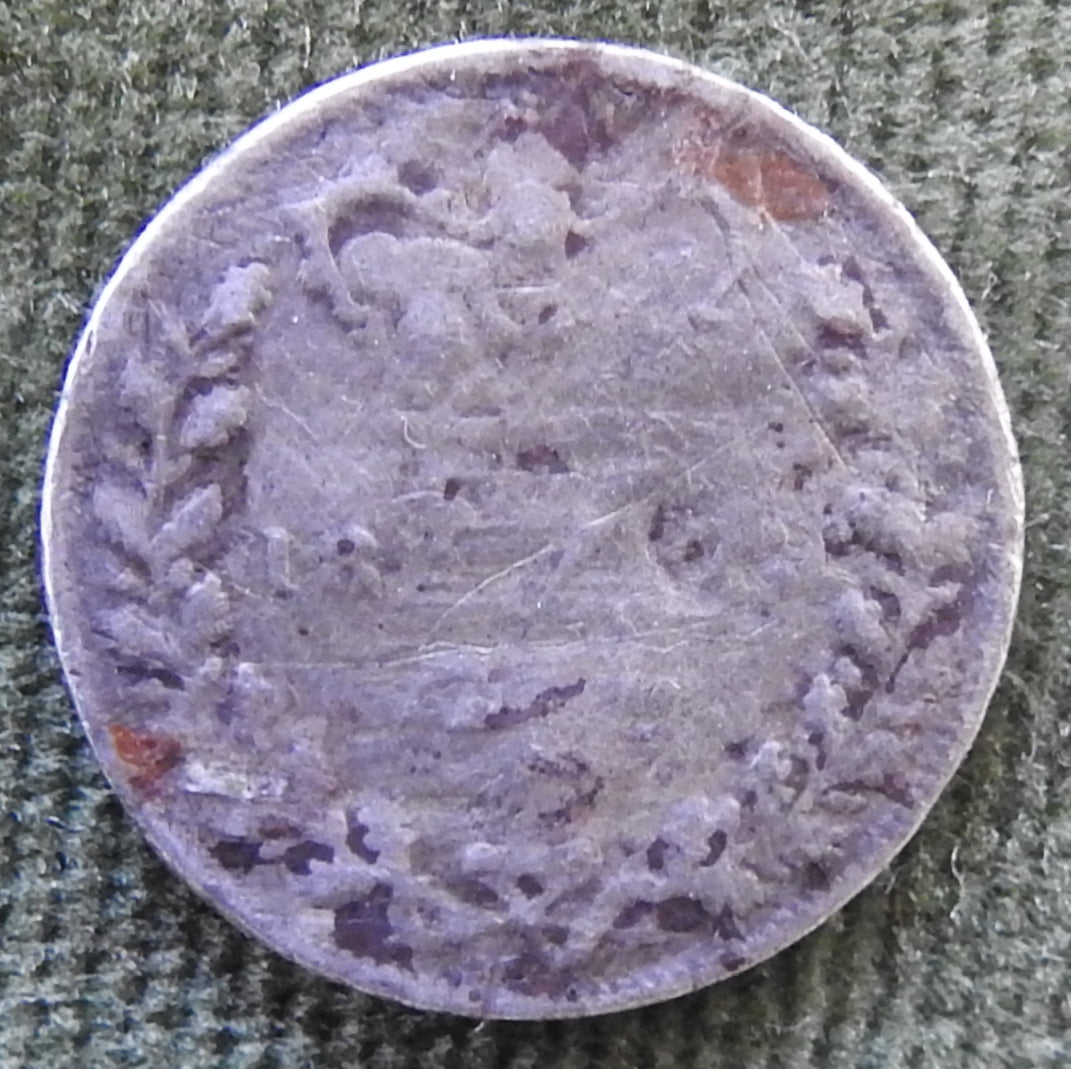 GB British UK English 1838 - 1887 3p 3 Pence QV Coin