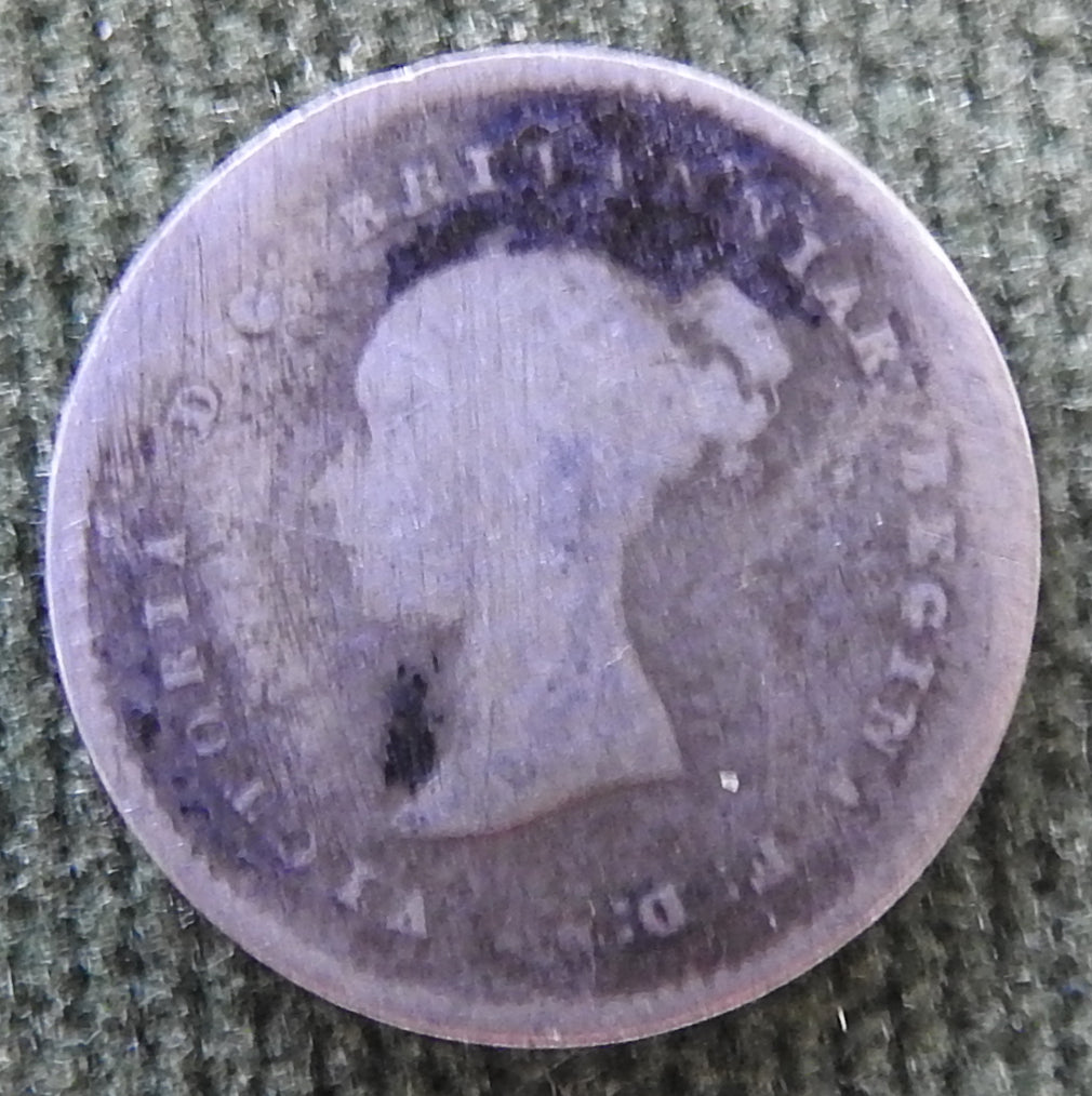 GB British UK English 1838 Onwards 2 Pence Maudy QV Coin