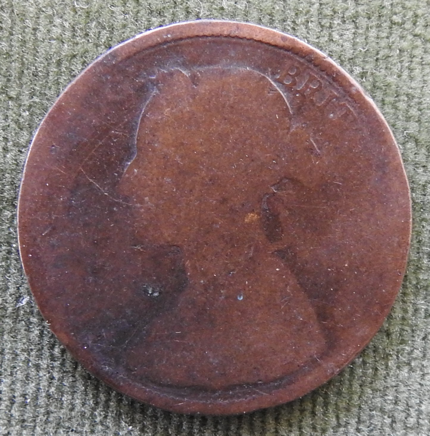 GB British UK English 1860-1894 Half Penny Queen Victoria Coin