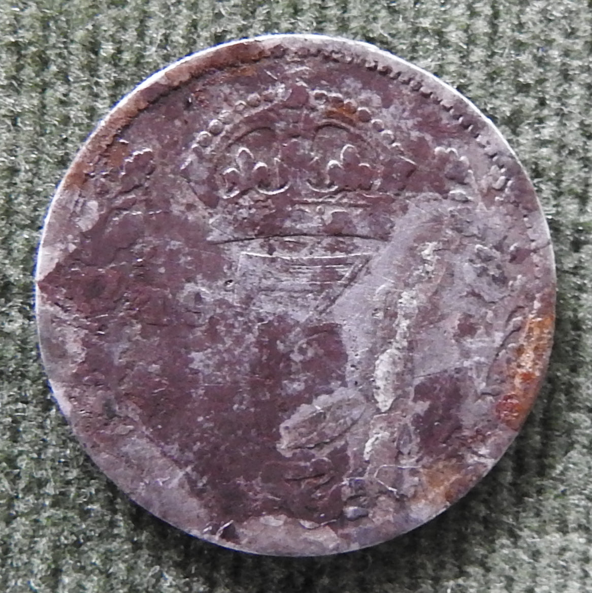 GB British UK English 1900 Threepence Queen Victoria Coin - Veiled Head